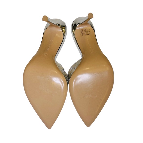 NWOB Gianvito Rossi Crystal Embellished Slide Sandal Heels - Picture 10 of 10